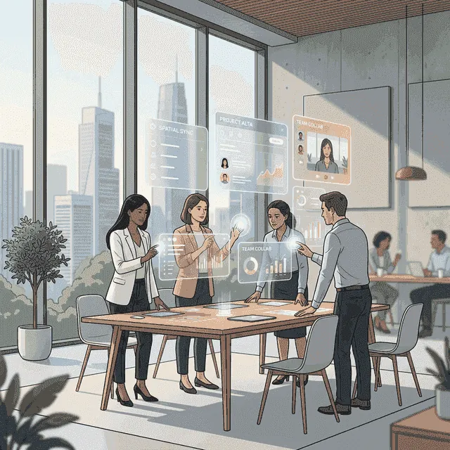 Hybrid Spatial Computing: Redefining Collaborative Workspaces